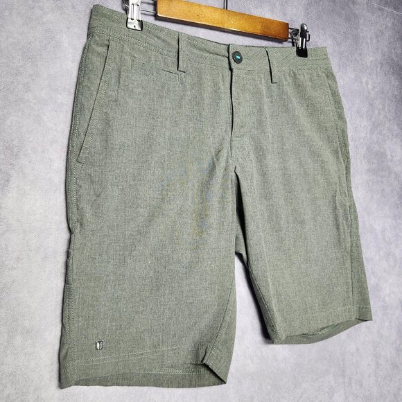 Linksoul Shorts Mens 30 Gray Performance Stretch Golf Casual Pocket Lightweight - Picture 8 of 13